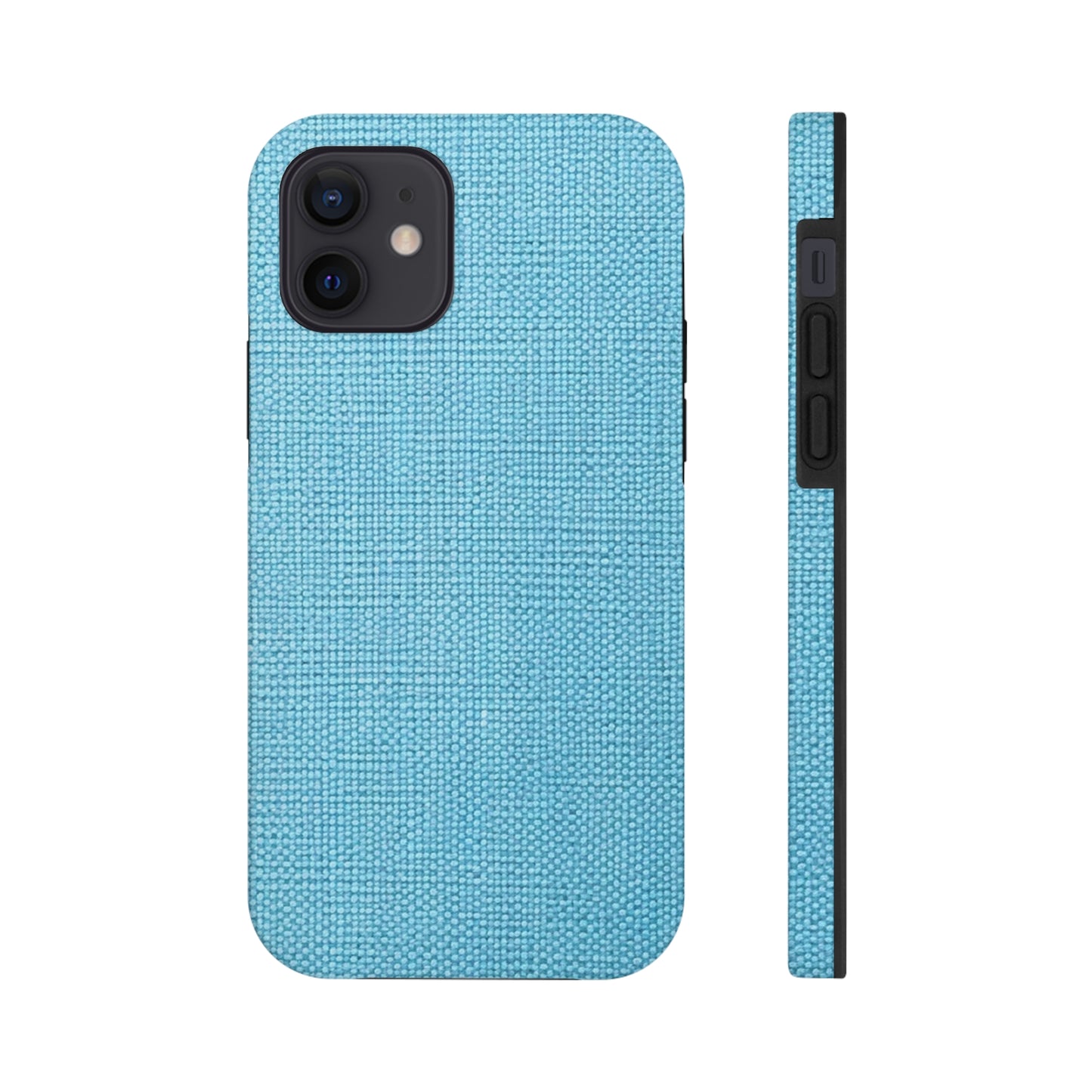 Bright Aqua Teal: Denim-Inspired Refreshing Blue Summer Fabric - Tough Phone Cases