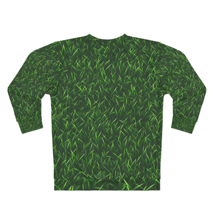 Touch Grass Indoor Style Outdoor Green Césped artificial - Sudadera unisex (AOP) 