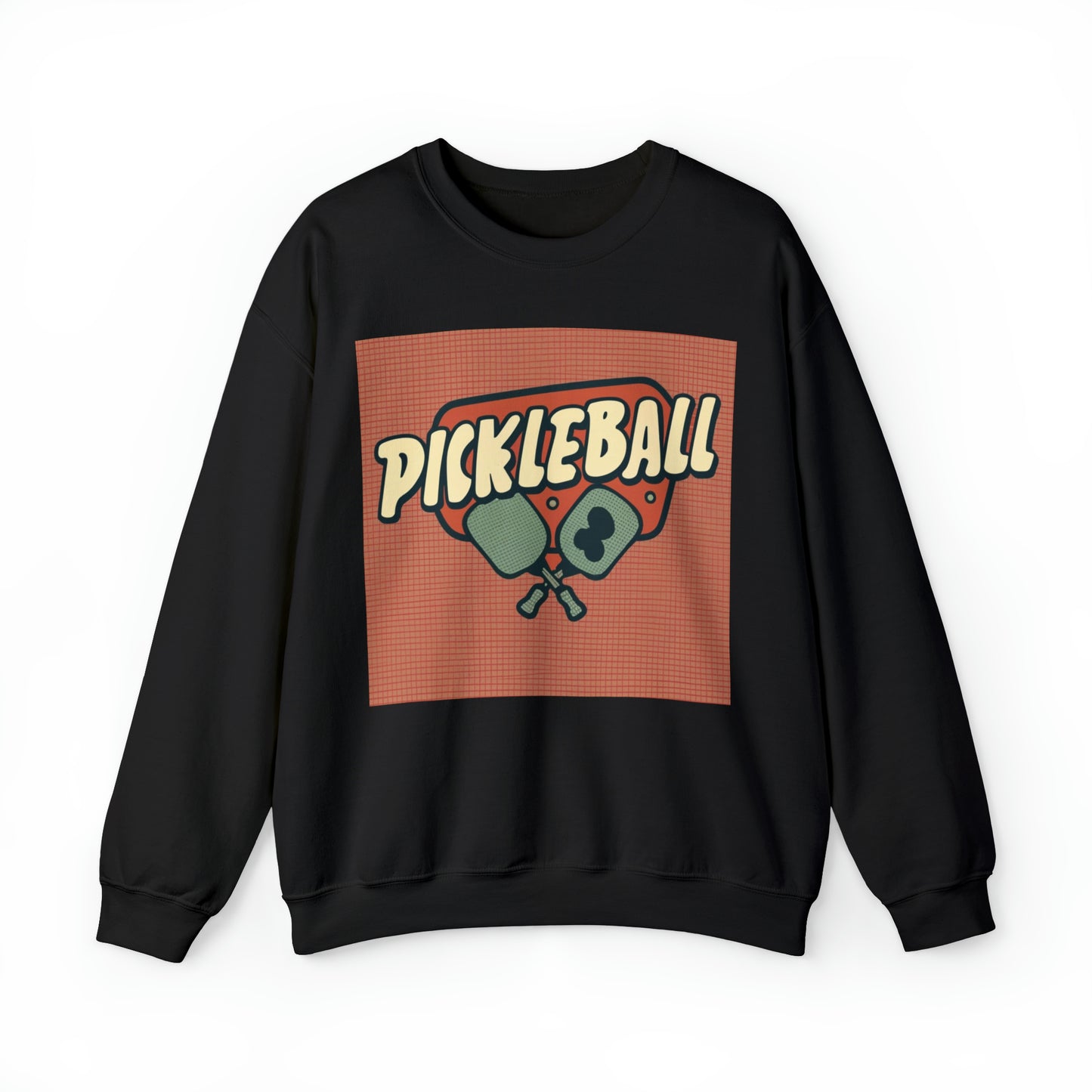 Pickleball Retro - Unisex Heavy Blend™ Crewneck Sweatshirt