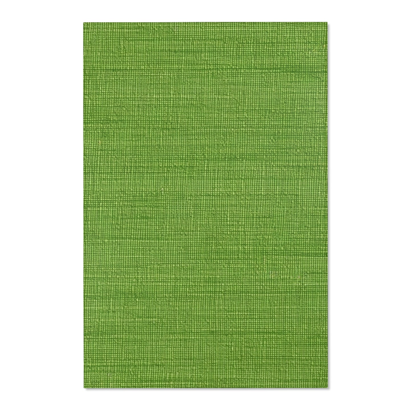 Olive Green Denim-Style: Seamless, Textured Fabric - Area Rugs