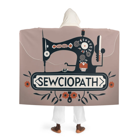 Sewciopath Sewing - Hooded Sherpa Fleece Blanket