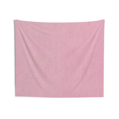 Blushing Garment Dye Pink: Denim-Inspired, Soft-Toned Fabric - Indoor Wall Tapestries