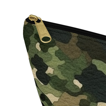 Classic Camo | Camouflage Wrap | Traditional Camo - Accessory Pouch w T-bottom