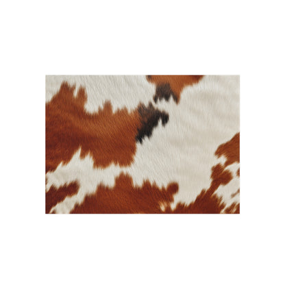 Hair Cowhide Leather Natural Design Tough Durable Rugged Style - Outdoor Rug