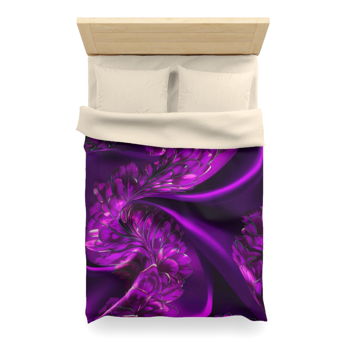 Purple Silk, Microfiber Duvet Cover