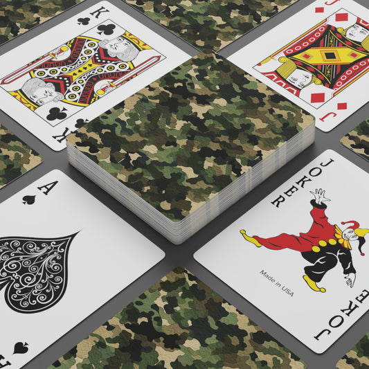 Classic Camo | Camouflage Wrap | Traditional Camo - Poker Cards