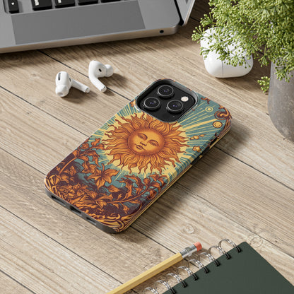 Sun Tarot Card Symbol of Growth, Life, and Radiance - Tough Phone Cases