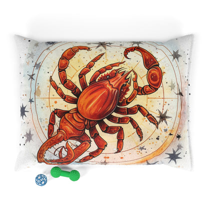 Prickly Scorpio Astrology - Sharp Zodiac Scorpion Celestial Horoscope - Pet Bed