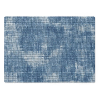 Faded Blue Washed-Out: Denim-Inspired, Style Fabric - Cutting Board