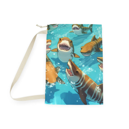 Tiger Shark: Ocean Marine Wildlife - Underwater - Laundry Bag