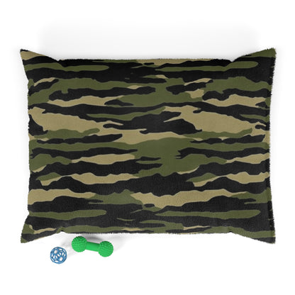 Tiger Stripe Camouflage: Military Style -  Dog & Pet Bed