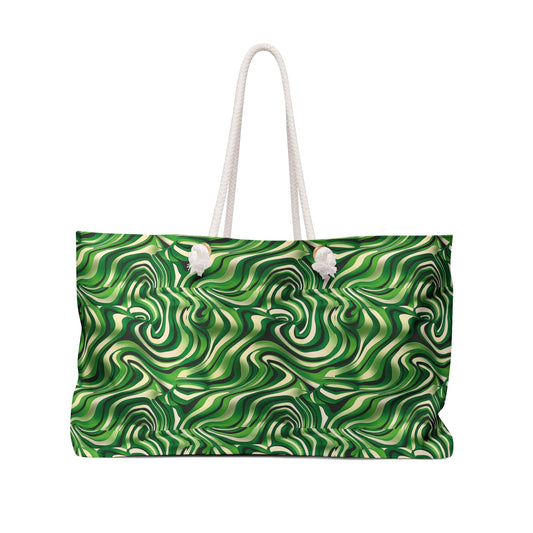 Disco Zebra Green - Weekender Bag