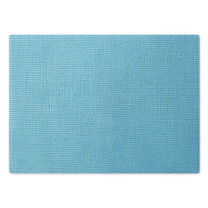 Bright Aqua Teal: Denim-Inspired Refreshing Blue Summer Fabric - Cutting Board