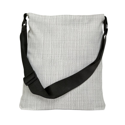 Chic White Denim-Style Fabric, Luxurious & Stylish Material - Adjustable Tote Bag (AOP)