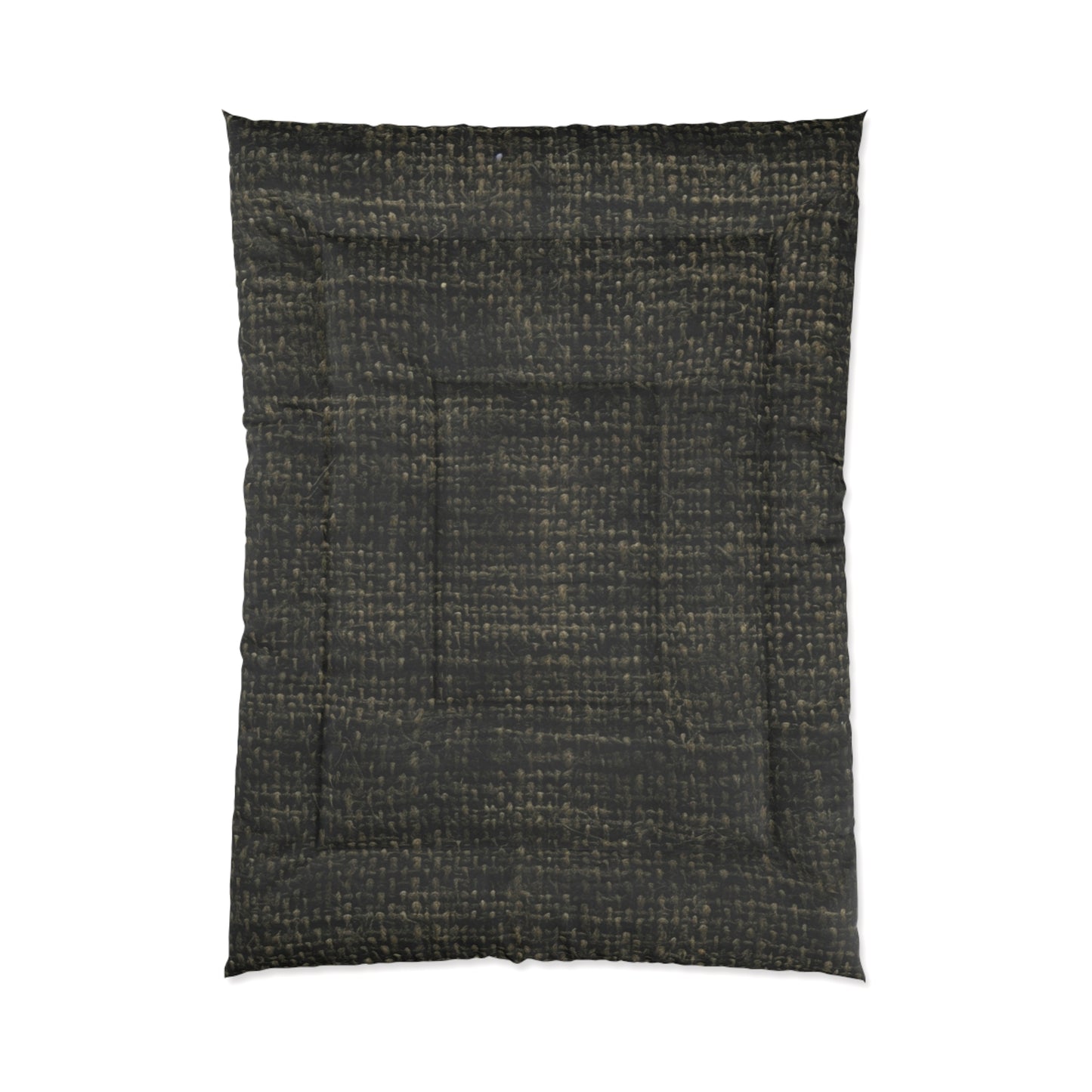 Sophisticated Seamless Texture - Black Denim-Inspired Fabric - Comforter