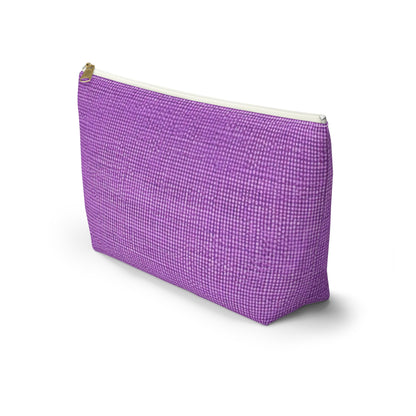 Hyper Iris Orchid Red: Denim-Inspired, Bold Style - Accessory Pouch w T-bottom