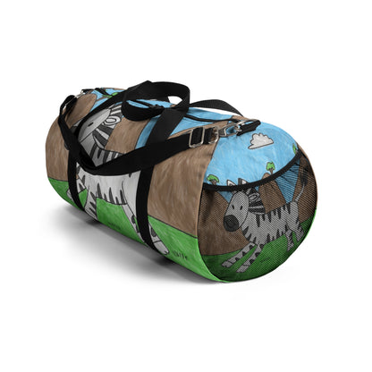 Zebra Graphic Hipster Zebra Animal Duffel Bag