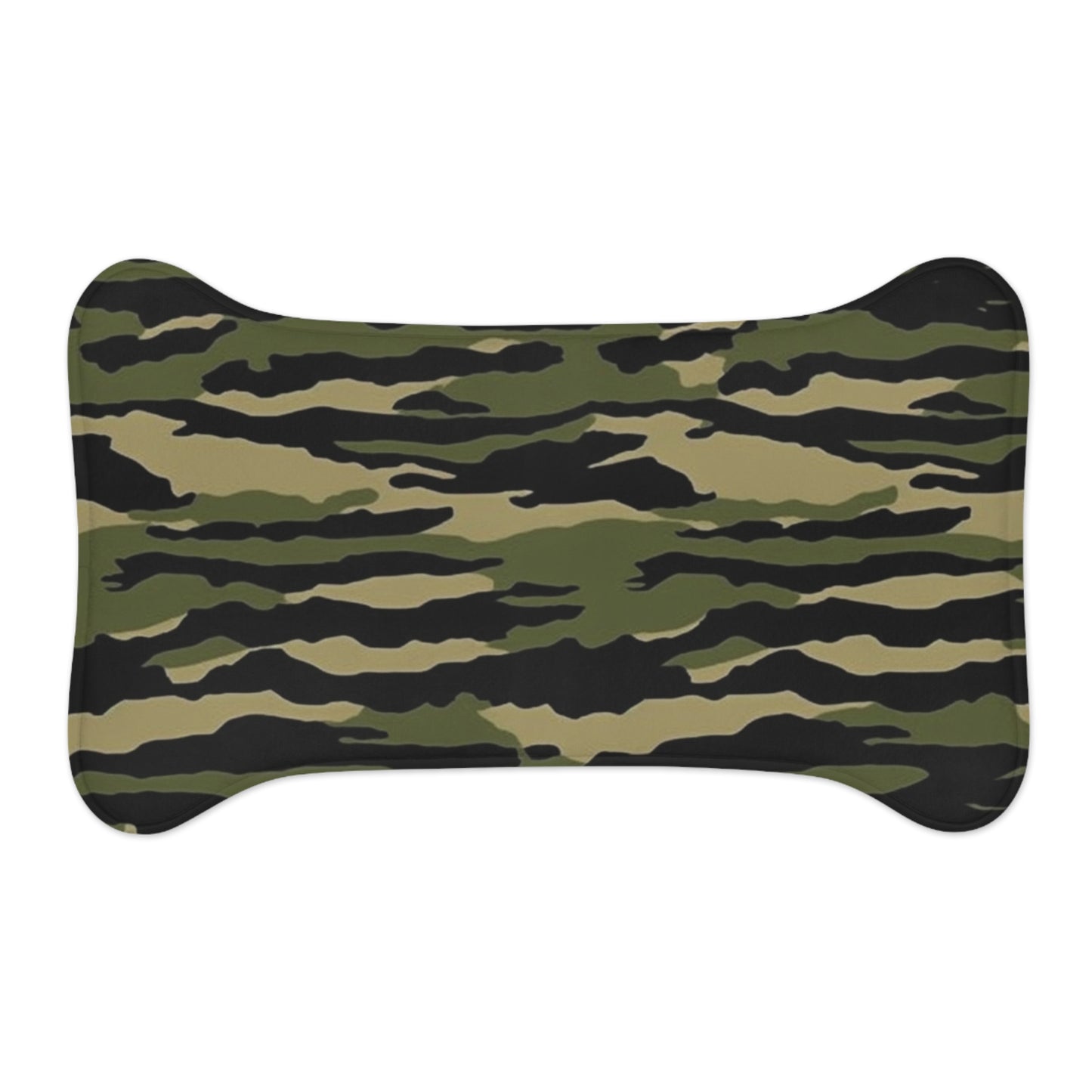 Tiger Stripe Camouflage: Military Style - Pet Feeding Mats