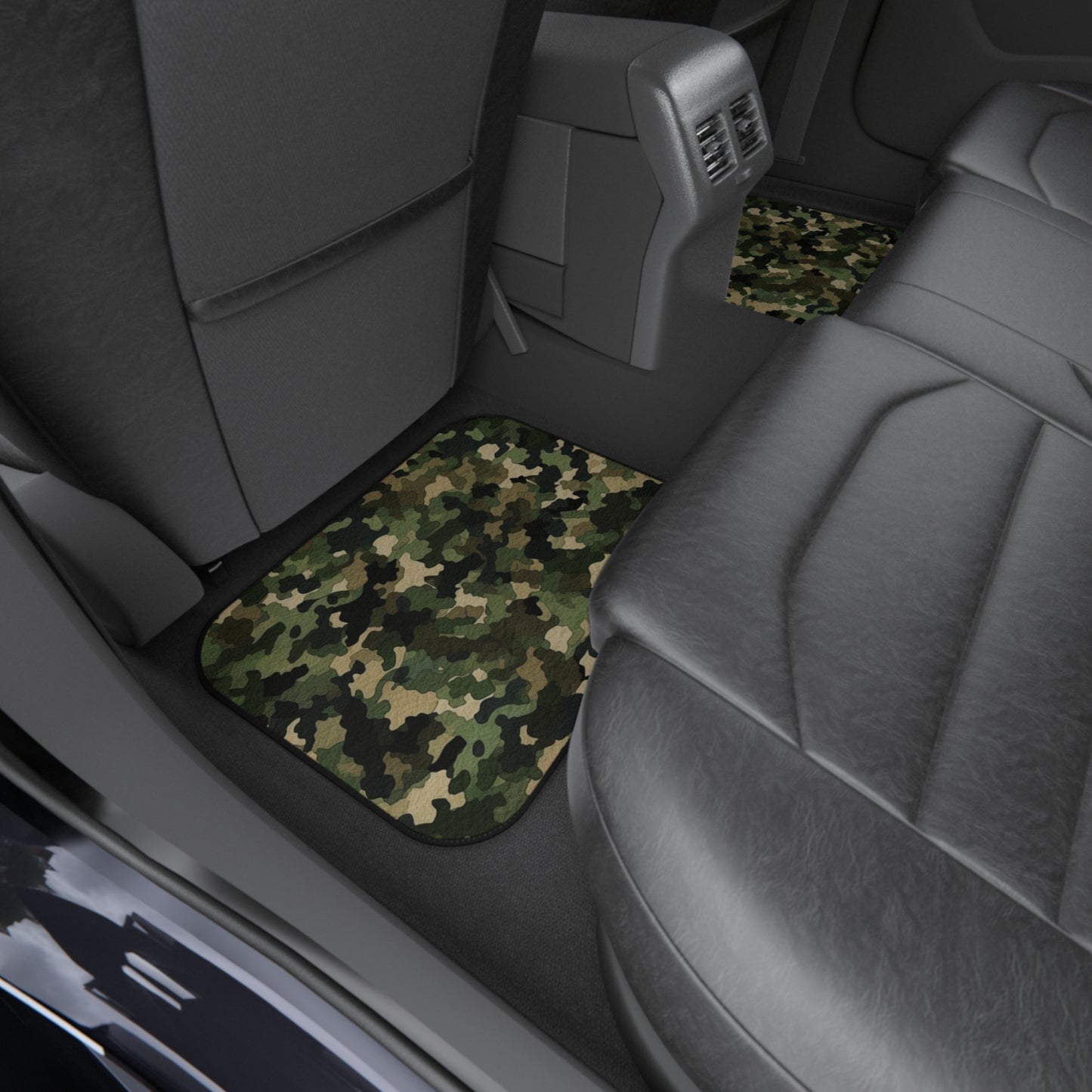 Camuflaje clásico | Envoltura de camuflaje | Camuflaje Tradicional - Alfombrillas Coche (Set de 4) 