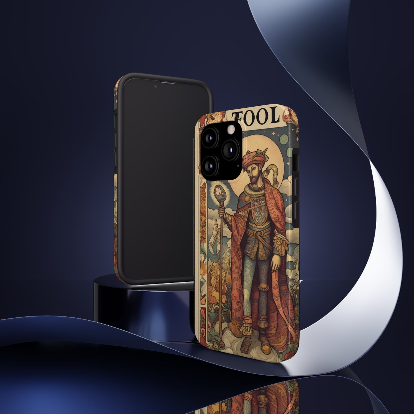 Expressive Tarot - 'The Fool' Card Artistic Reading Symbol - Tough Phone Cases