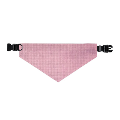 Blushing Garment Dye Pink: Denim-Inspired, Soft-Toned Fabric - Pet Bandana Collar