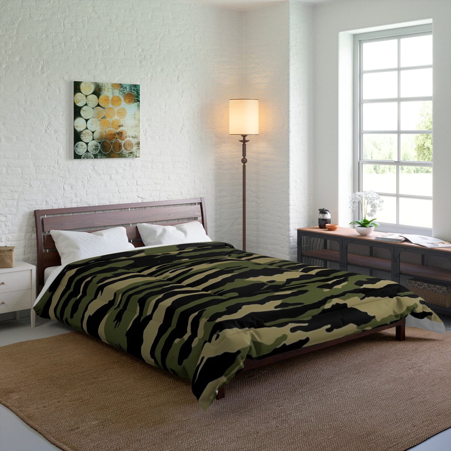 Tiger Stripe Camouflage: Military Style - Comforter