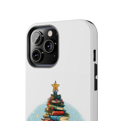 Book Lover Christmas Tree, Gift For Readers - Tough Phone Cases