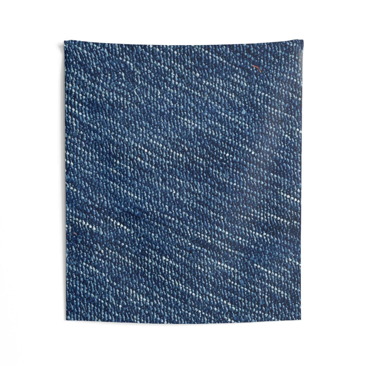 Denim-Inspired Design - Distinct Textured Fabric Pattern - Indoor Wall Tapestries