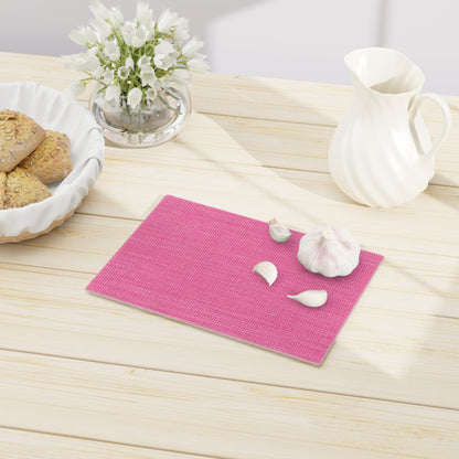 Doll-Like Pink Denim Designer Fabric Style - Cutting Board