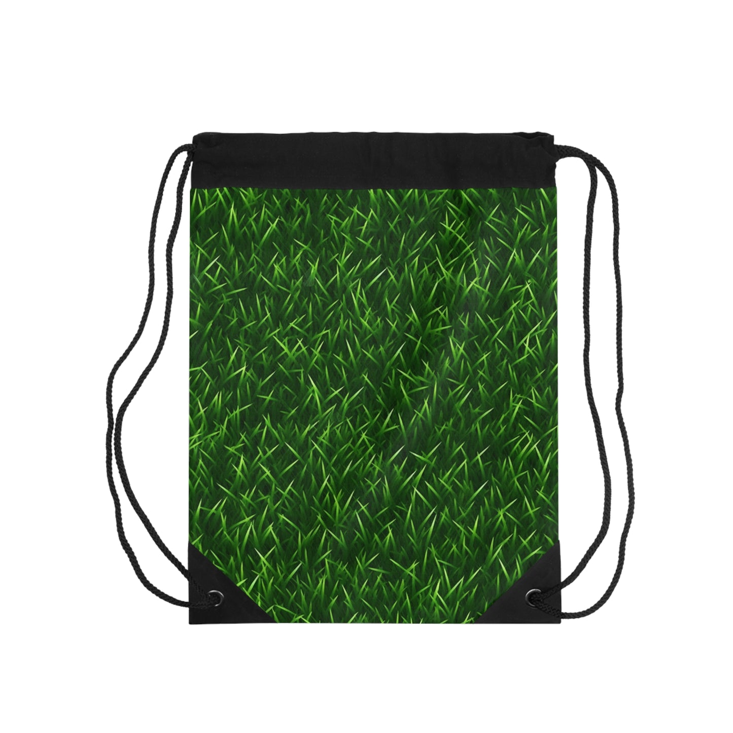 Touch Grass Indoor Style Outdoor Green Artificial Grass Turf - Drawstring Bag