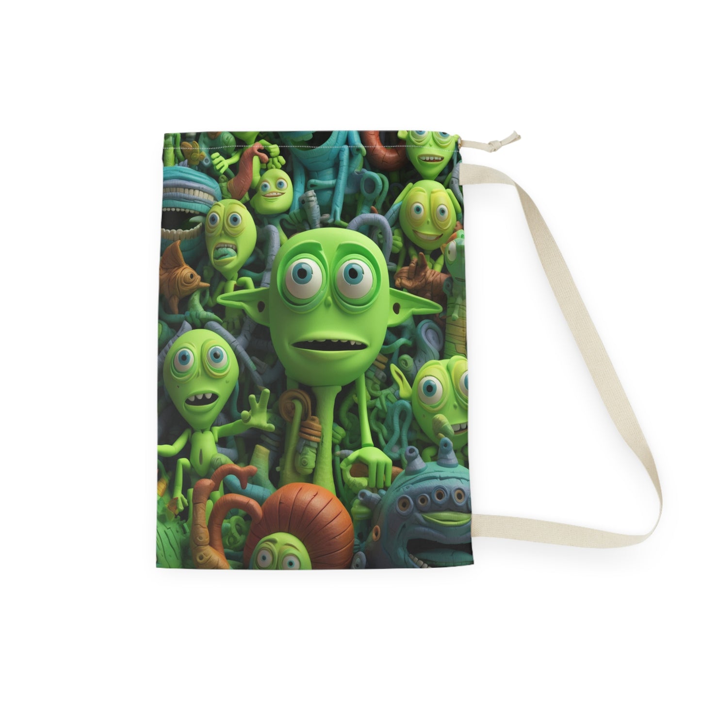 Toy Alien Story Space Character Galactic UFO Anime Cartoon - Laundry Bag