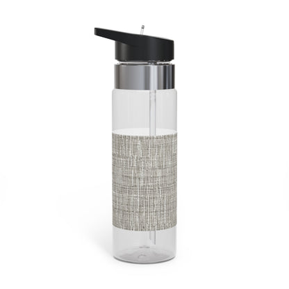 Silver Grey: Denim-Inspired, Contemporary Fabric Design - Kensington Tritan™ Sport Bottle, 20oz