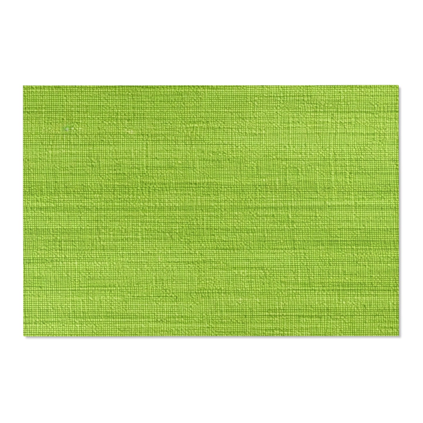 Lush Grass Neon Green: Denim-Inspired, Springtime Fabric Style - Area Rugs