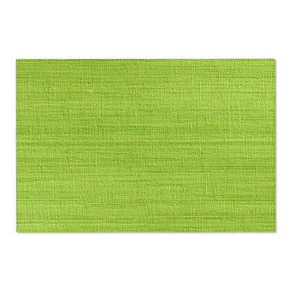 Lush Grass Neon Green: Denim-Inspired, Springtime Fabric Style - Area Rugs