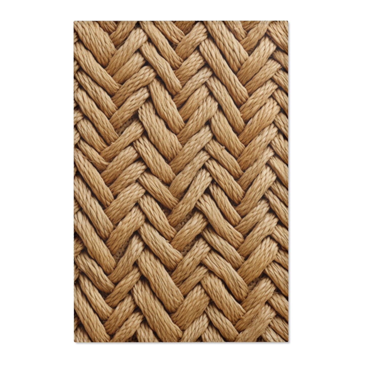 Jute Herringbone Chunky - Area Rugs