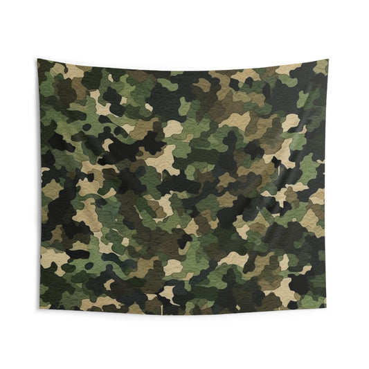 Classic Camo | Camouflage Wrap | Traditional Camo - Indoor Wall Tapestries