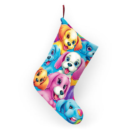 Happy Puppy & Dog Design - Vivid and Eye-Catching - Christmas Stockings