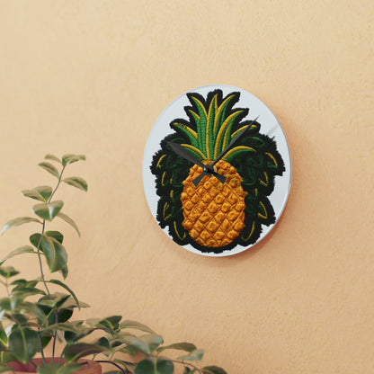 Pineapple - Acrylic Wall Clock