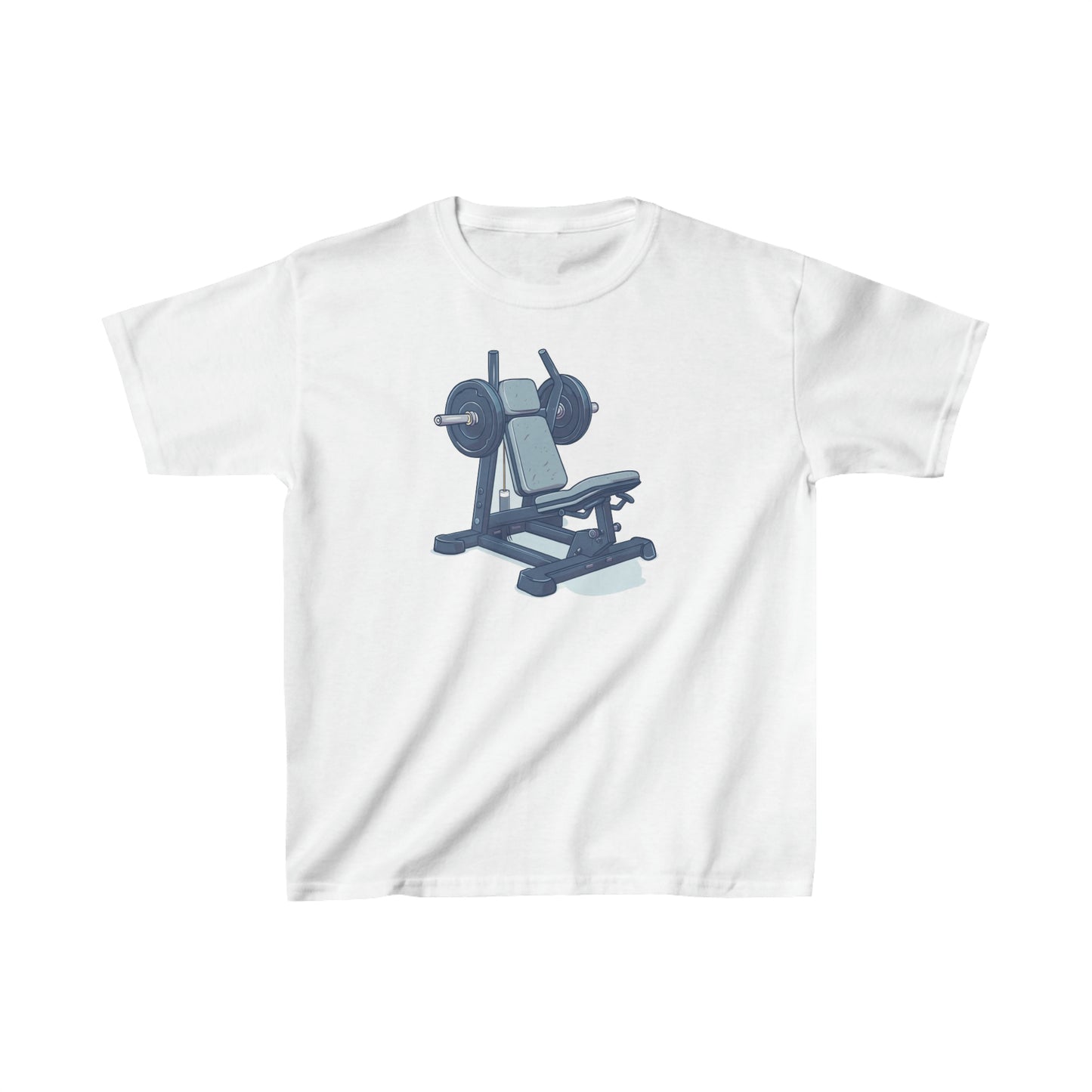 Bench Shirt, Workout Gift Athletic Graphic, Kids Heavy Cotton™ Tee