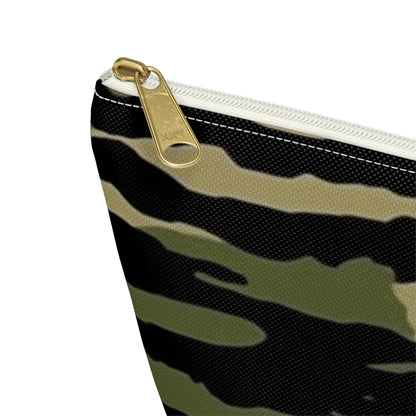 Tiger Stripe Camouflage: Military Style - Accessory Pouch w T-bottom