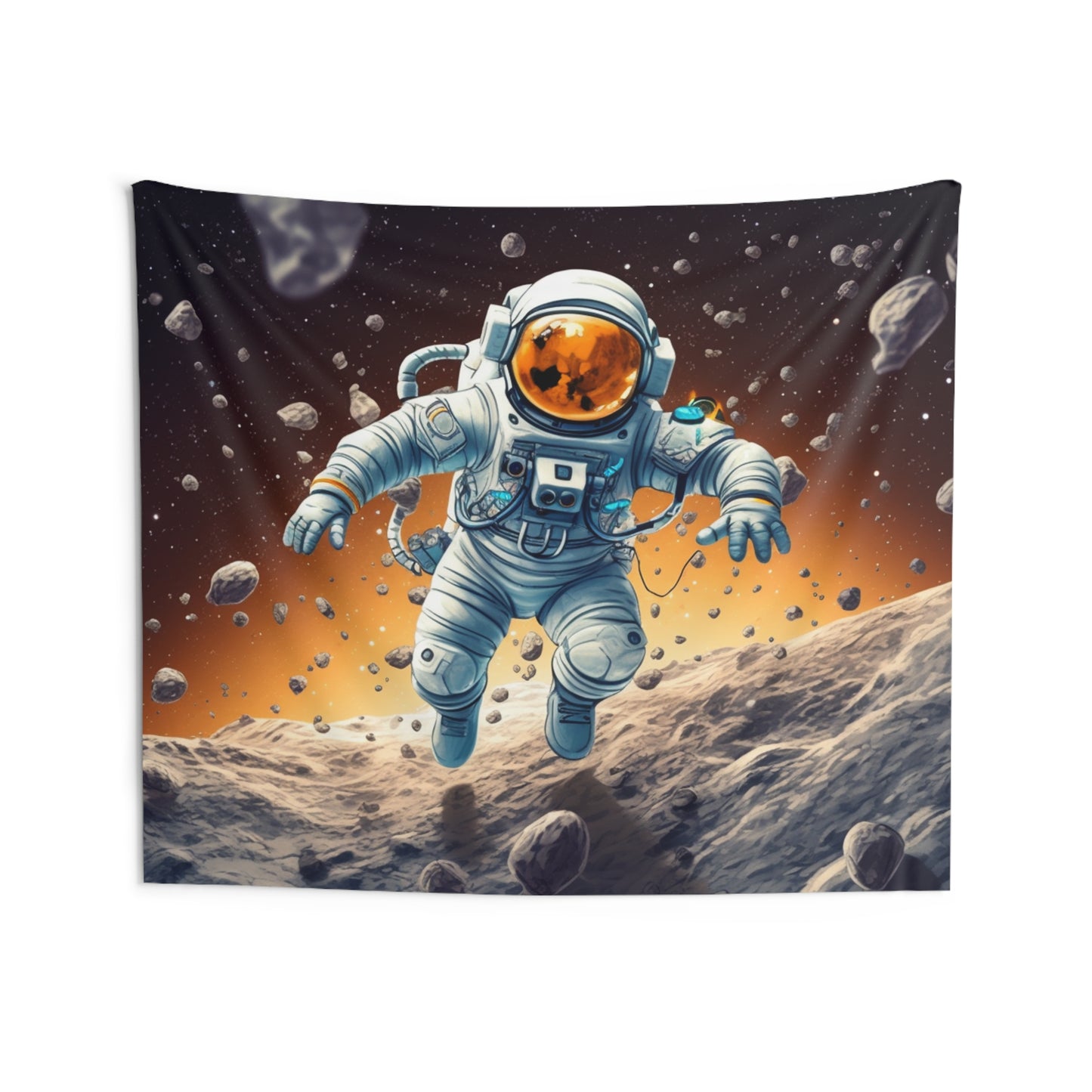 Galactic Adventurer - Celestial Star Art: Deep Space Exploration - Indoor Wall Tapestries