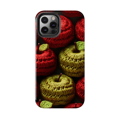 Crochet Apple Amigurumi - Big American Red Apples - Healthy Fruit Snack Design - Tough Phone Cases