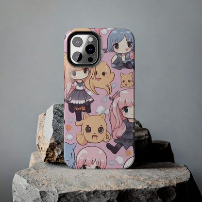 Kawaii Anime Girls: Cute and Adorable Manga Inspired Design - Tough Phone Cases