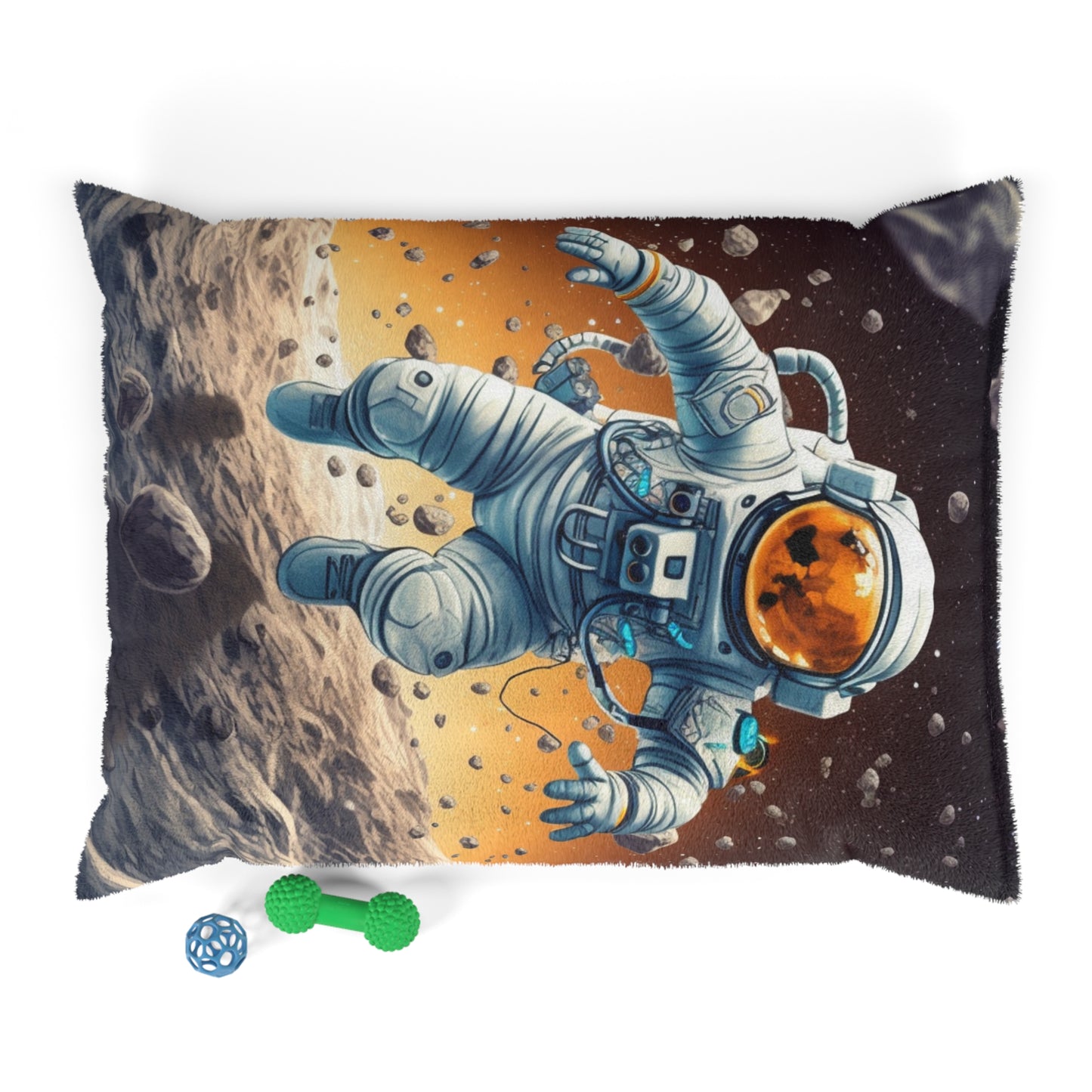 Galactic Adventurer - Celestial Star Art: Deep Space Exploration - Pet Bed