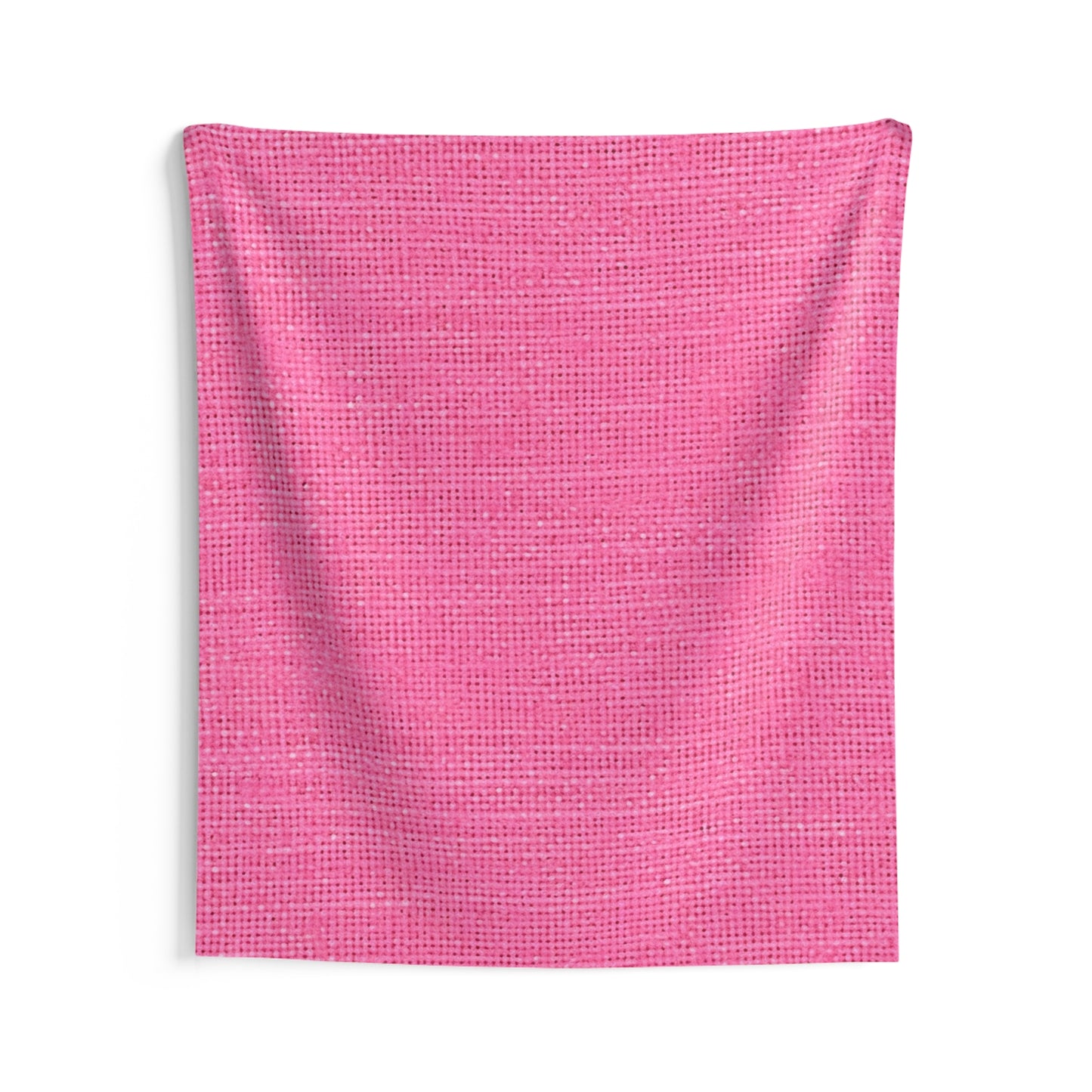 Doll-Like Pink Denim Designer Fabric Style - Indoor Wall Tapestries