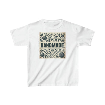 Handmade Design Graphic, Hand Made Design Gift, Kids Heavy Cotton™ Tee