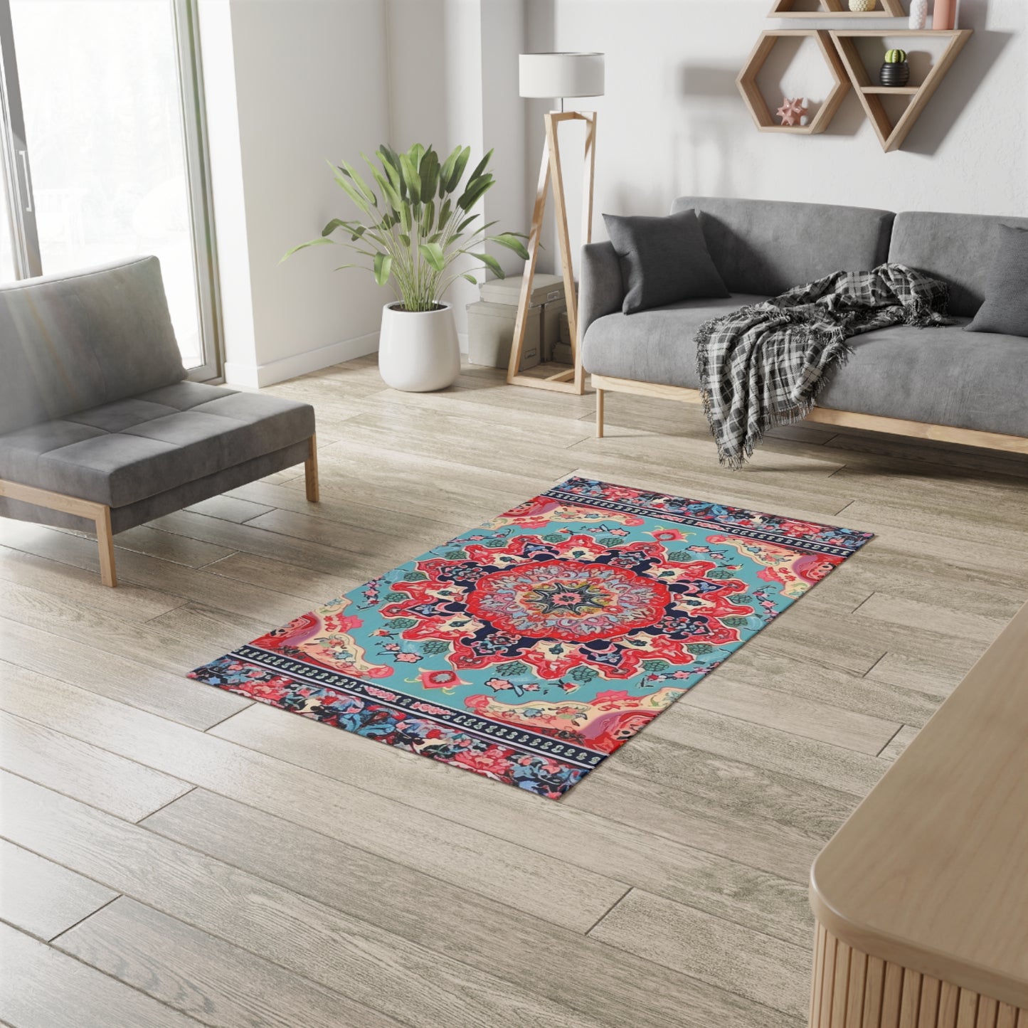 Durable Dobby Rug with Eye-Catching Designs - A Perfect Complement to Your Indoor Space