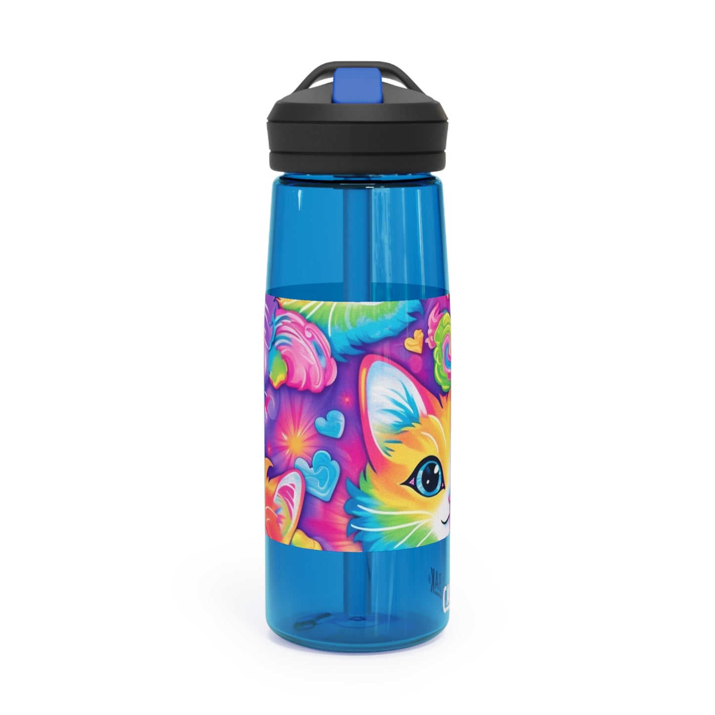 Happy Kitten & Cat Design - Vivid, Colorful & Eye-Catching - CamelBak Eddy®  Water Bottle, 20oz\25oz