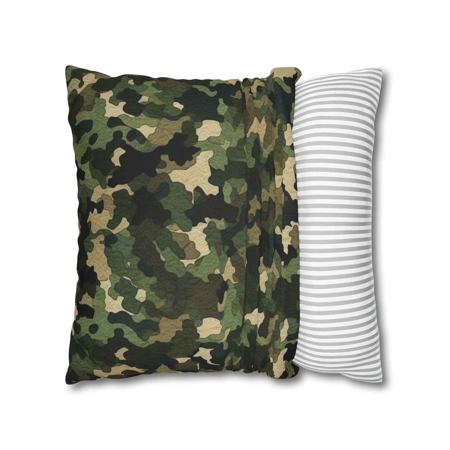 Classic Camo | Camouflage Wrap | Traditional Camo - Spun Polyester Square Pillow Case