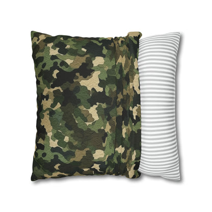 Classic Camo | Camouflage Wrap | Traditional Camo - Spun Polyester Square Pillow Case